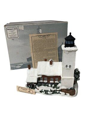 Harbour Lights Presque Isle Pennsylvania 201/1997 COA Box Lighthouse 122/9500 EU
